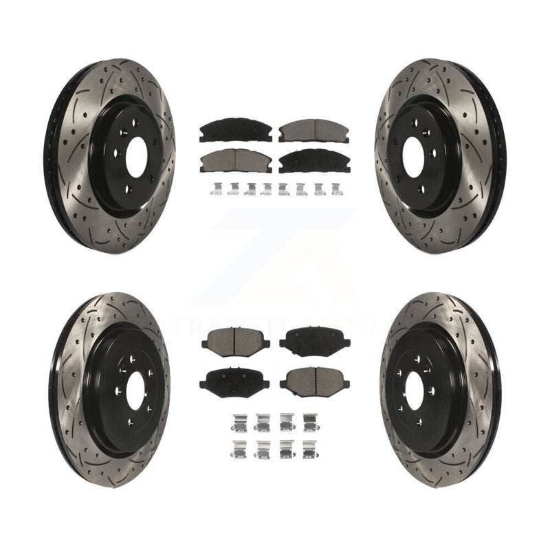 Transit Auto KDC-100332 Disc Brake Kit for 2013 Ford Explorer - Front and Rear product image