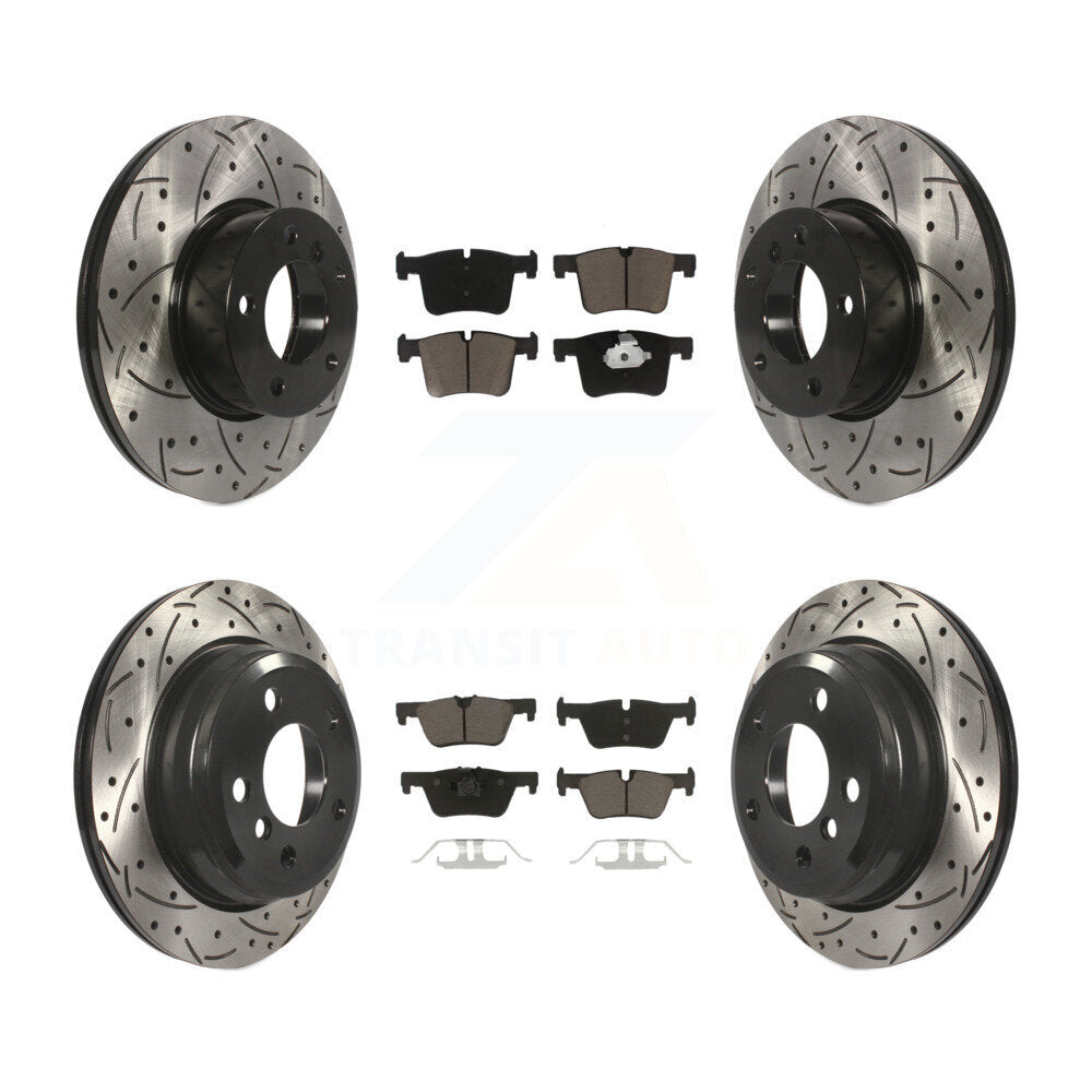 Transit Auto KDC-100333 Disc Brake Kit for 2013-2018 BMW 328d xDrive, BMW 320i xDrive - Front and Rear product image