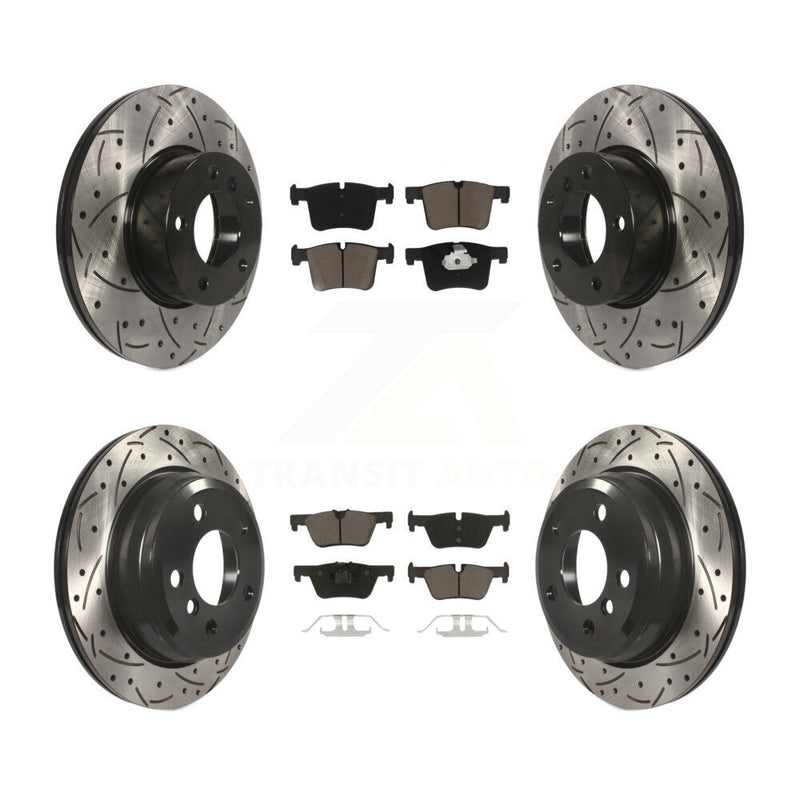 Transit Auto KDC-100333 Disc Brake Kit for 2013-2018 BMW 328d xDrive, BMW 320i xDrive - Front and Rear product image