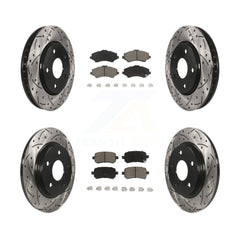 Transit Auto KDC-100337 Disc Brake Kit for 2008-2012 Chrysler Town & Country, Dodge Grand Caravan, Dodge Journey & more - Front and Rear product image