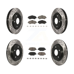 Transit Auto KDC-100339 Disc Brake Kit for 2012-2016 Chrysler Town & Country, Dodge Grand Caravan, Dodge Journey & more - Front and Rear product image