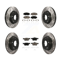 Transit Auto KDC-100340 Disc Brake Kit for 2016-2021 Honda Civic - Front and Rear product image