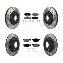 Transit Auto KDC-100342 Disc Brake Kit for 2020-2021 Honda Civic - Front and Rear product image