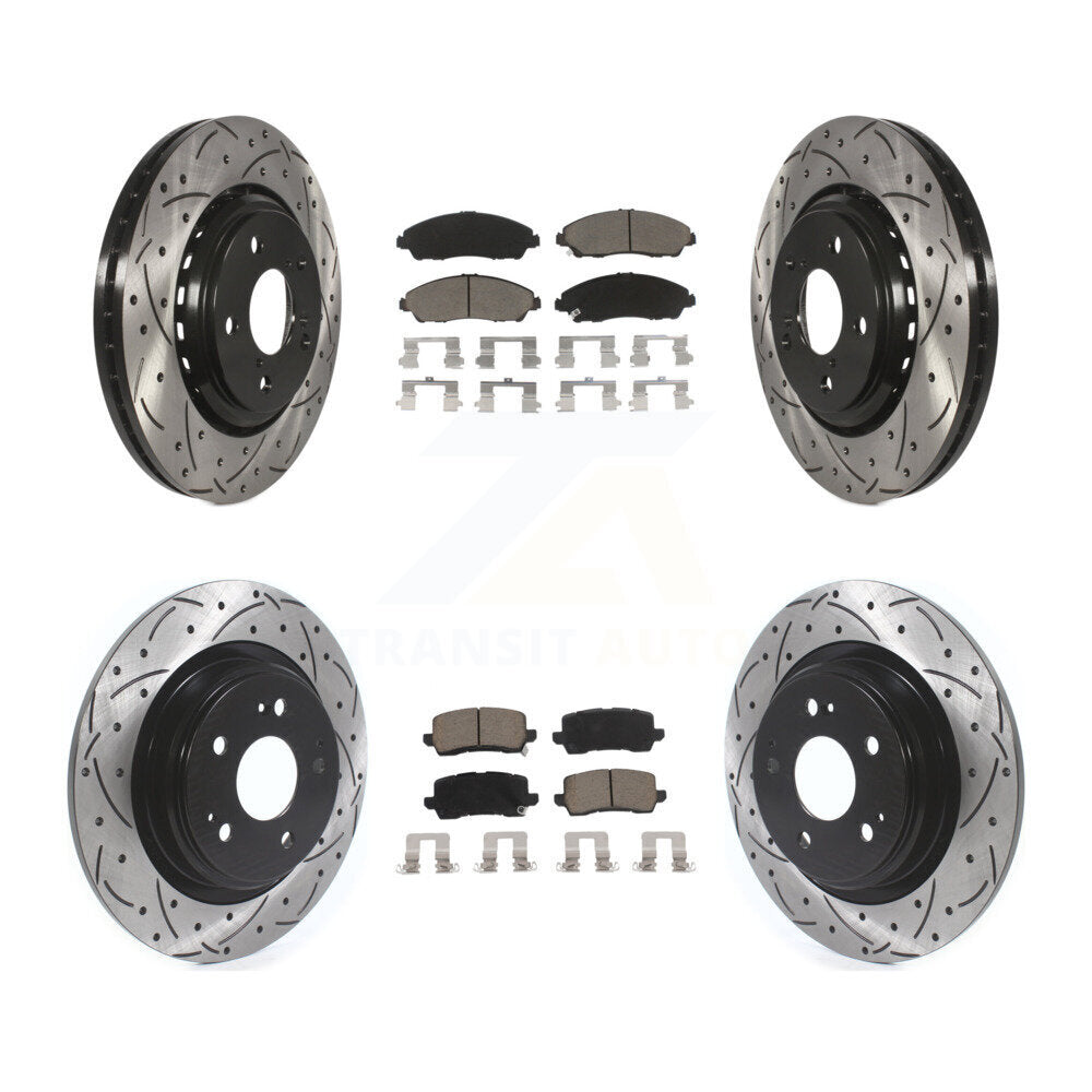 Transit Auto KDC-100346 Disc Brake Kit for 2017-2020 Acura MDX - Front and Rear product image