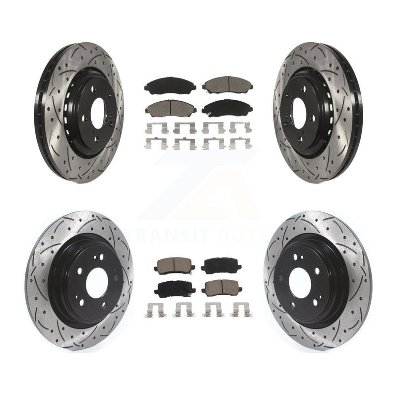 Transit Auto KDC-100346 Disc Brake Kit for 2017-2020 Acura MDX - Front and Rear product image