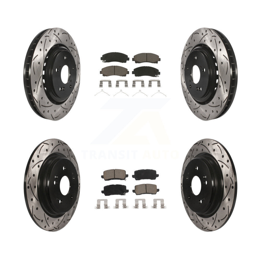 Transit Auto KDC-100347 Disc Brake Kit for 2015-2020 Acura TLX - Front and Rear product image