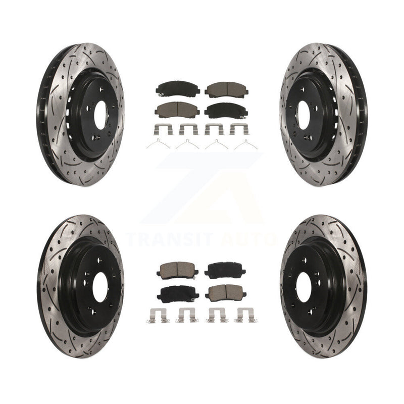 Transit Auto KDC-100347 Disc Brake Kit for 2015-2020 Acura TLX - Front and Rear product image
