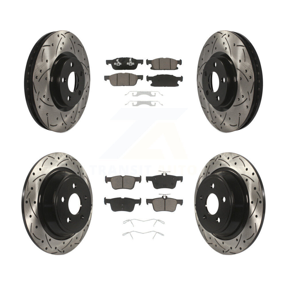Transit Auto KDC-100349 Disc Brake Kit for 2015-2019 Ford Edge - Front and Rear product image