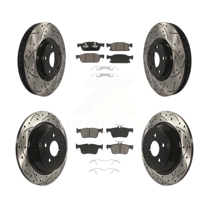 Transit Auto KDC-100349 Disc Brake Kit for 2015-2019 Ford Edge - Front and Rear product image