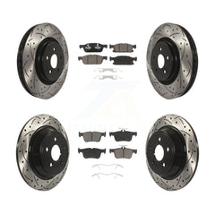 Transit Auto KDC-100350 Disc Brake Kit for 2015-2023 Ford Edge, Lincoln Nautilus, Lincoln MKX - Front and Rear product image
