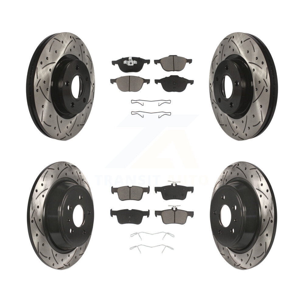 Transit Auto KDC-100351 Disc Brake Kit for 2017-2019 Ford Escape - Front and Rear product image
