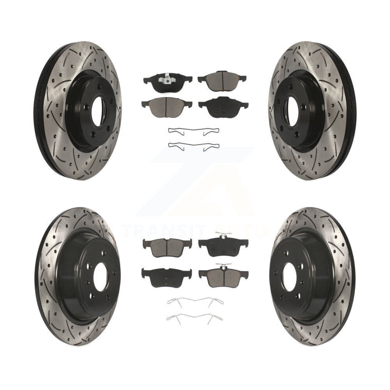 Transit Auto KDC-100351 Disc Brake Kit for 2017-2019 Ford Escape - Front and Rear product image