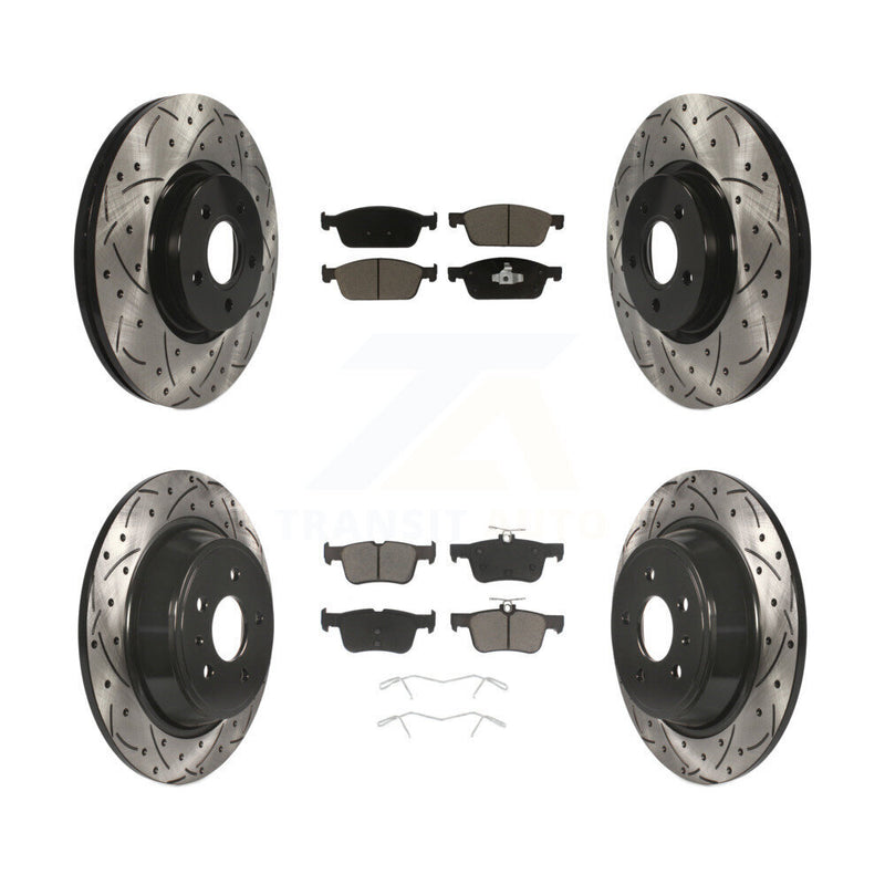Transit Auto KDC-100352 Disc Brake Kit for 2017-2019 Lincoln MKC, Ford Escape - Front and Rear product image