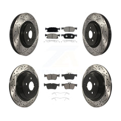 Transit Auto KDC-100354 Disc Brake Kit for 2017-2020 Lincoln Continental, Ford Fusion, Lincoln MKZ - Front and Rear product image