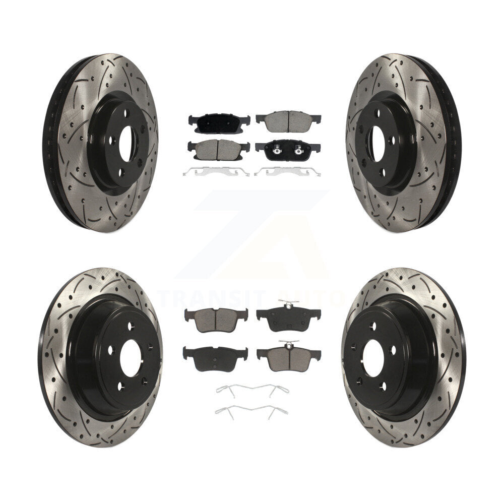 Transit Auto KDC-100357 Disc Brake Kit for 2018-2020 Lincoln Continental - Front and Rear product image