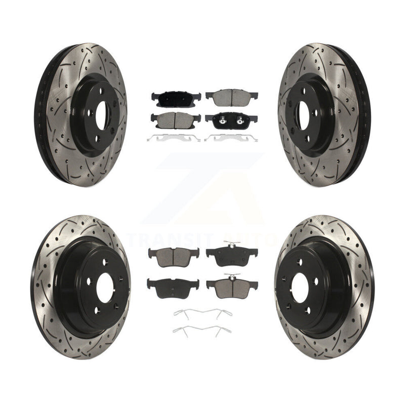 Transit Auto KDC-100357 Disc Brake Kit for 2018-2020 Lincoln Continental - Front and Rear product image