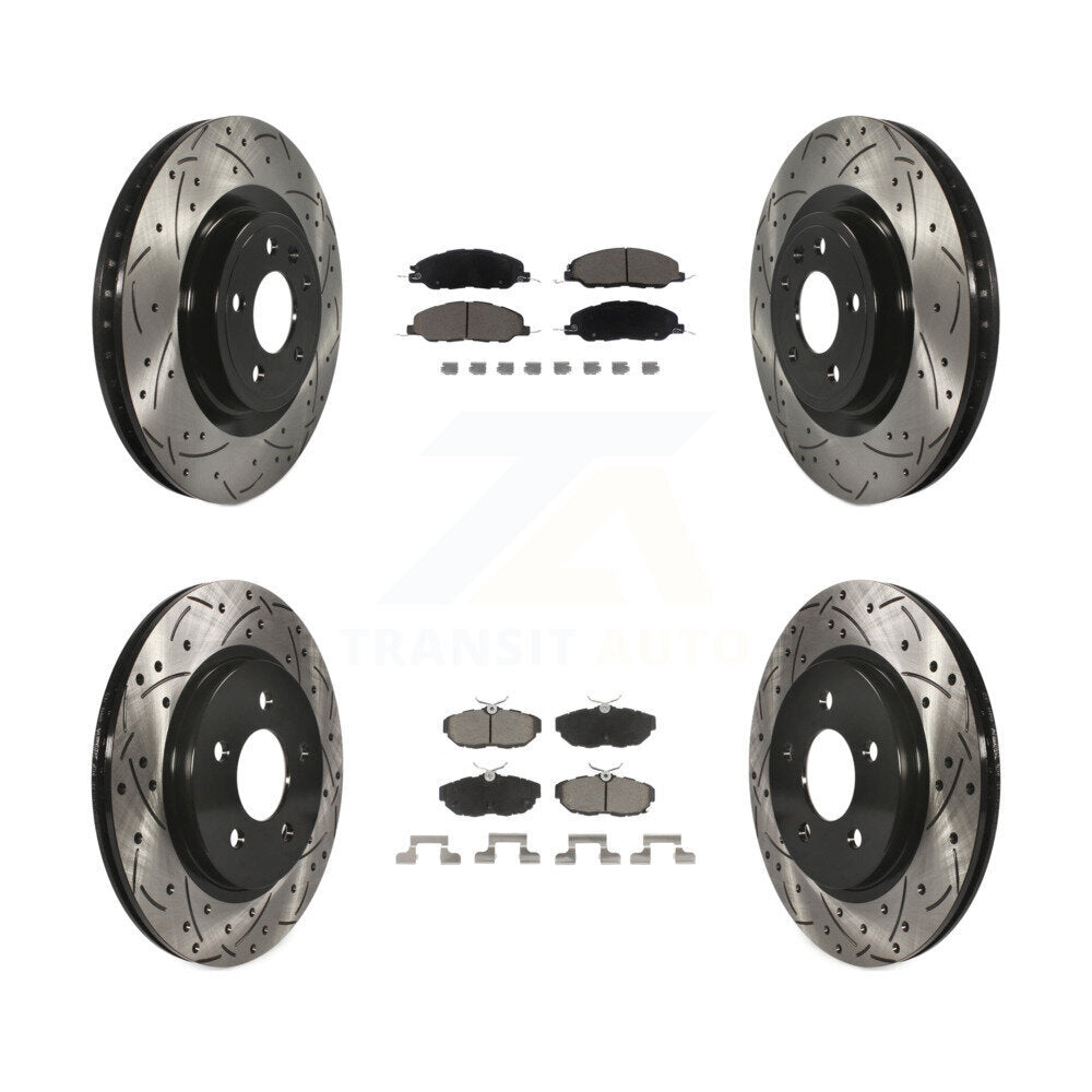 Transit Auto KDC-100359 Disc Brake Kit for 2011-2014 Ford Mustang - Front and Rear product image
