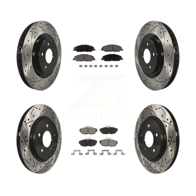 Transit Auto KDC-100359 Disc Brake Kit for 2011-2014 Ford Mustang - Front and Rear product image
