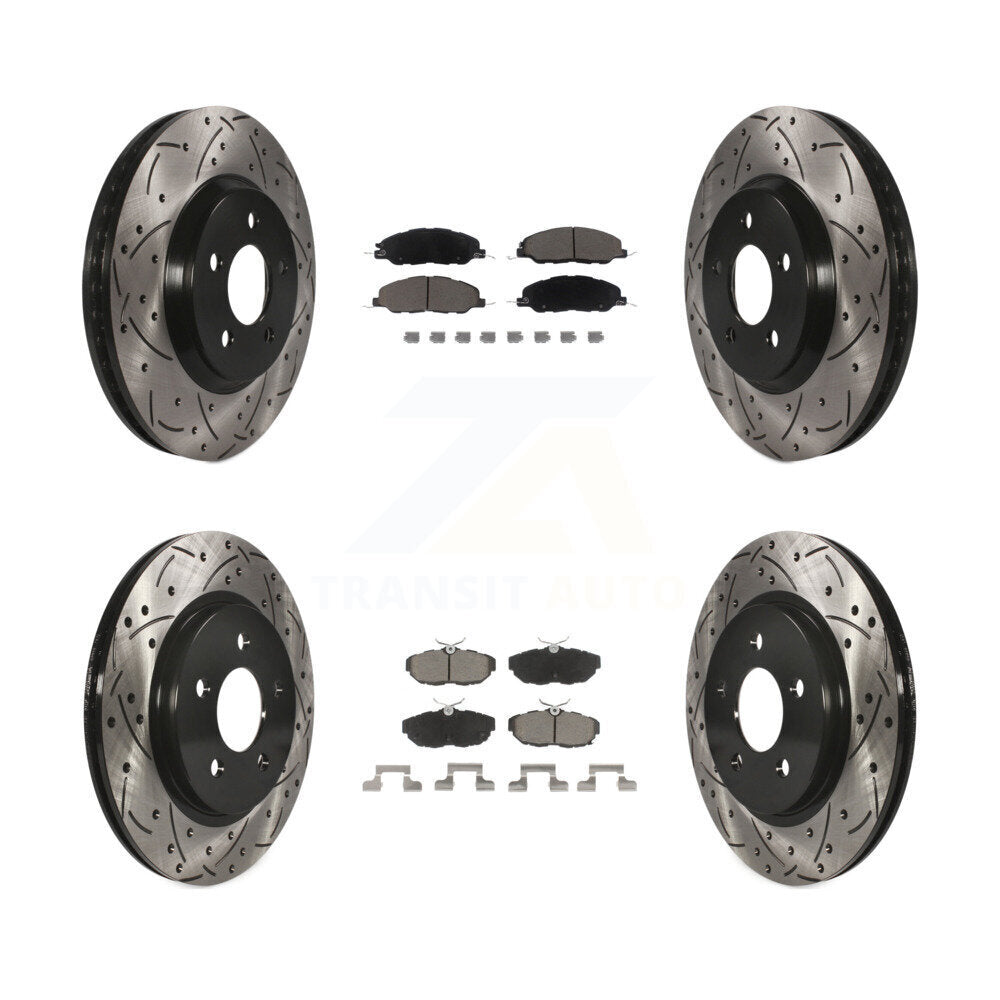 Transit Auto KDC-100360 Disc Brake Kit for 2011-2014 Ford Mustang - Front and Rear product image