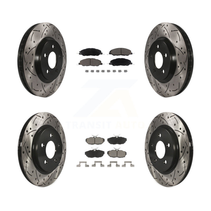 Transit Auto KDC-100360 Disc Brake Kit for 2011-2014 Ford Mustang - Front and Rear product image