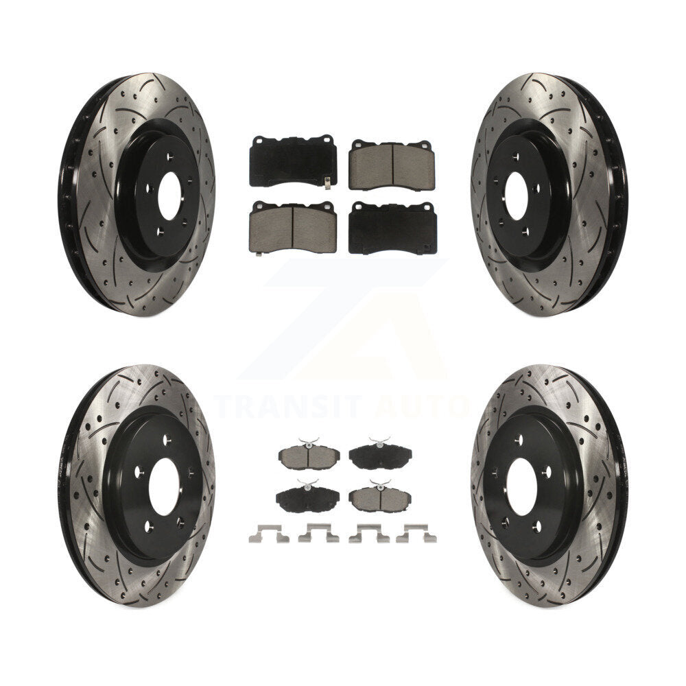 Transit Auto KDC-100361 Disc Brake Kit for 2011-2013 Ford Mustang - Front and Rear product image