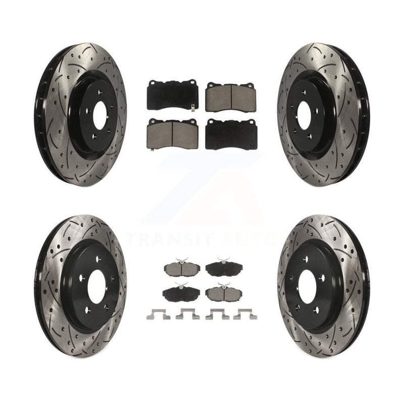 Transit Auto KDC-100361 Disc Brake Kit for 2011-2013 Ford Mustang - Front and Rear product image
