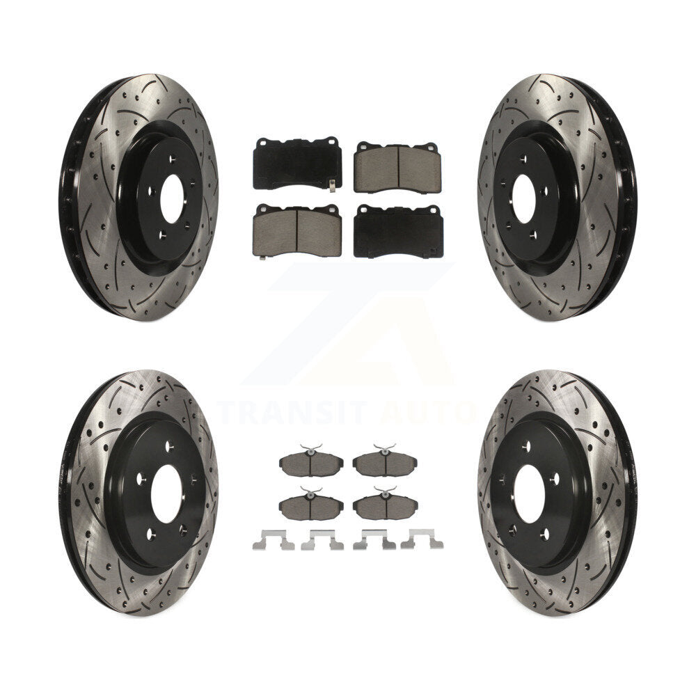 Transit Auto KDC-100362 Disc Brake Kit for 2007-2011 Ford Mustang - Front and Rear product image