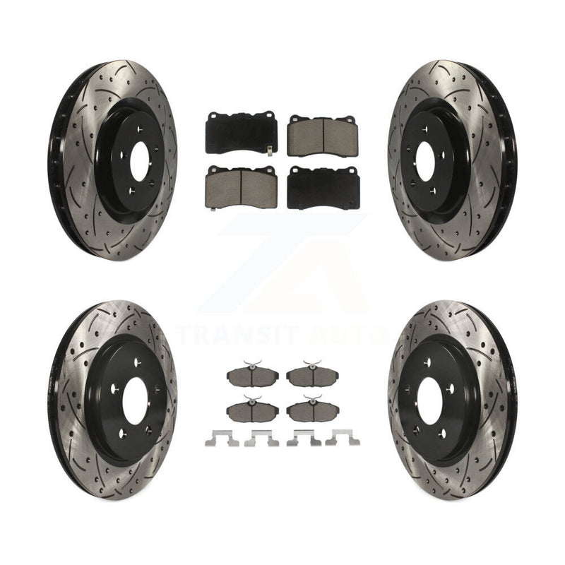 Transit Auto KDC-100362 Disc Brake Kit for 2007-2011 Ford Mustang - Front and Rear product image