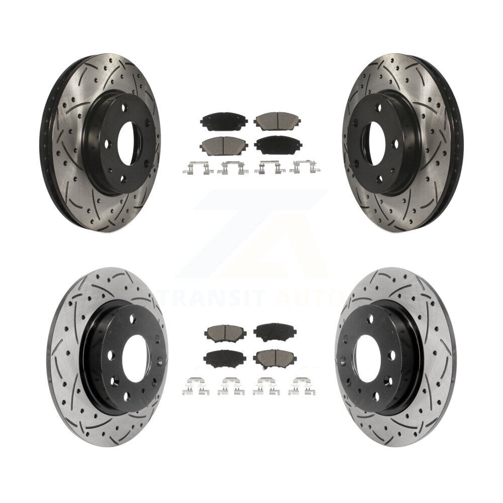Transit Auto KDC-100363 Disc Brake Kit for 2014-2018 Mazda 3, Mazda 3 Sport - Front and Rear product image