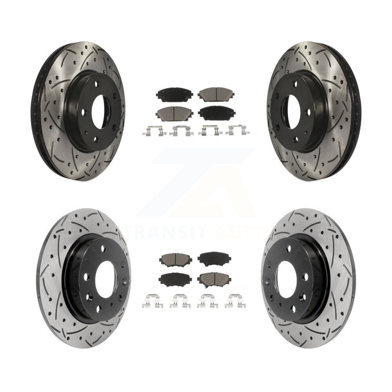 Transit Auto KDC-100363 Disc Brake Kit for 2014-2018 Mazda 3, Mazda 3 Sport - Front and Rear product image