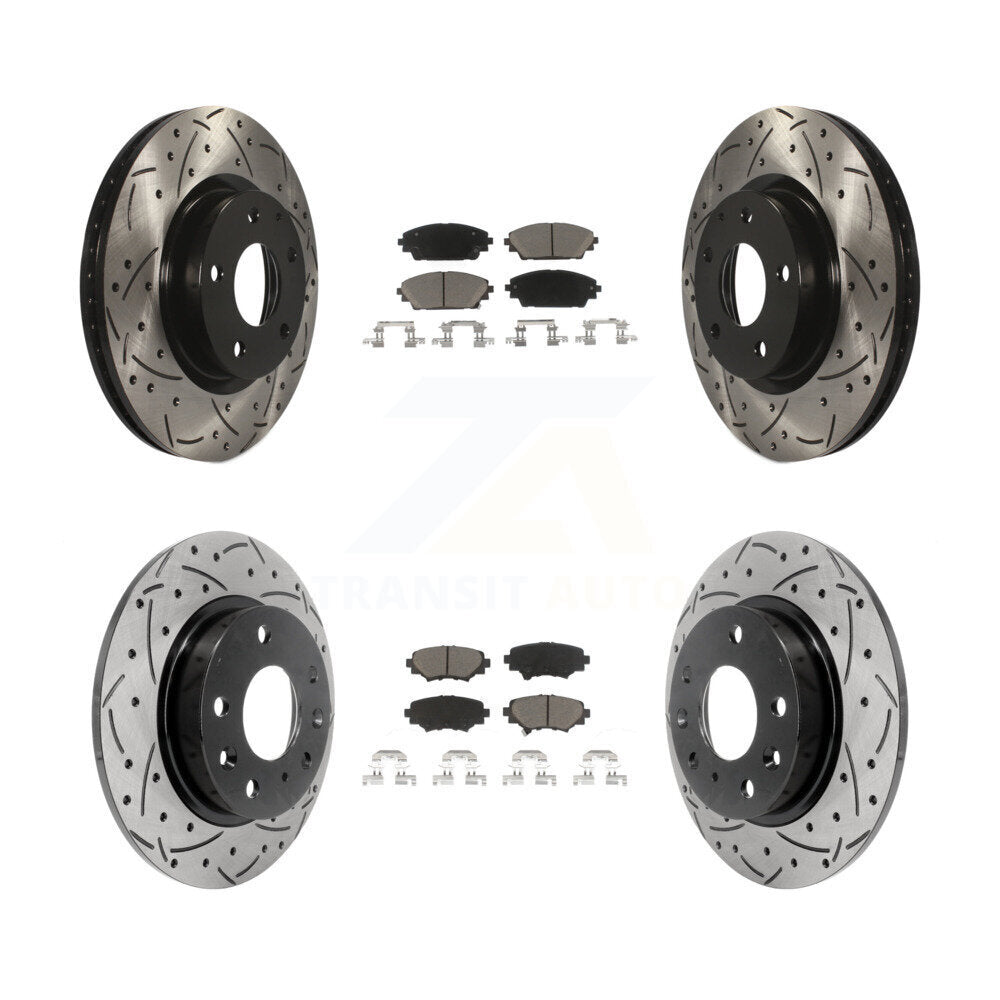 Transit Auto KDC-100364 Disc Brake Kit for 2014-2018 Mazda 3, Mazda 3 Sport - Front and Rear product image
