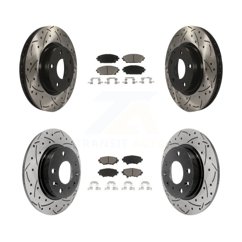 Transit Auto KDC-100364 Disc Brake Kit for 2014-2018 Mazda 3, Mazda 3 Sport - Front and Rear product image