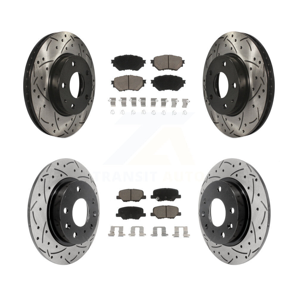 Transit Auto KDC-100365 Disc Brake Kit for 2014-2018 Mazda 3, Mazda 3 Sport - Front and Rear product image