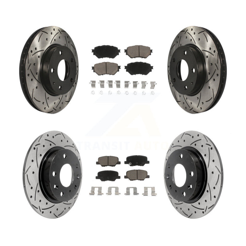 Transit Auto KDC-100365 Disc Brake Kit for 2014-2018 Mazda 3, Mazda 3 Sport - Front and Rear product image