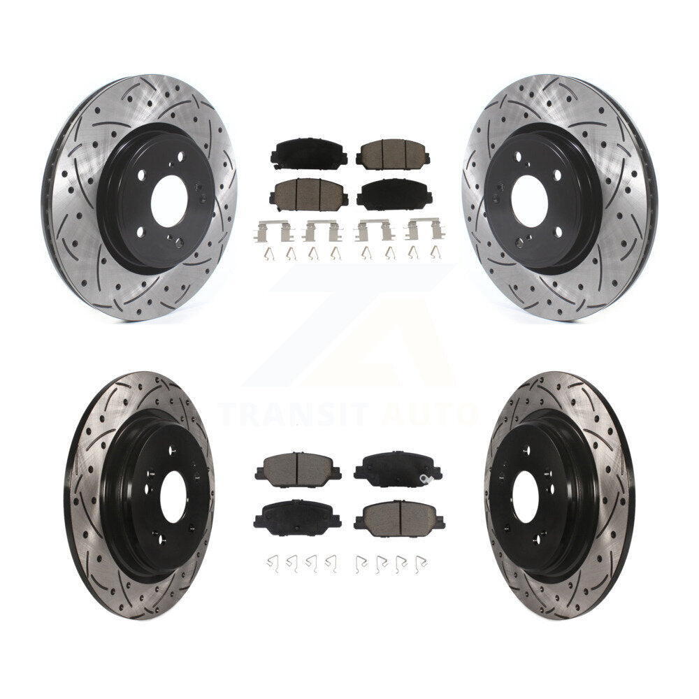 Transit Auto KDC-100368 Disc Brake Kit for 2017-2023 Honda CR-V - Front and Rear product image