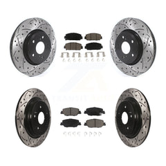 Transit Auto KDC-100368 Disc Brake Kit for 2017-2023 Honda CR-V - Front and Rear product image