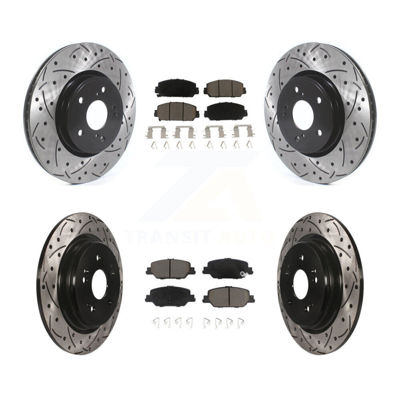 Transit Auto KDC-100368 Disc Brake Kit for 2017-2023 Honda CR-V - Front and Rear product image