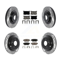 Transit Auto KDC-100371 Disc Brake Kit for 2015-2017 Genesis G80, Kia K900, Hyundai Genesis - Front and Rear product image