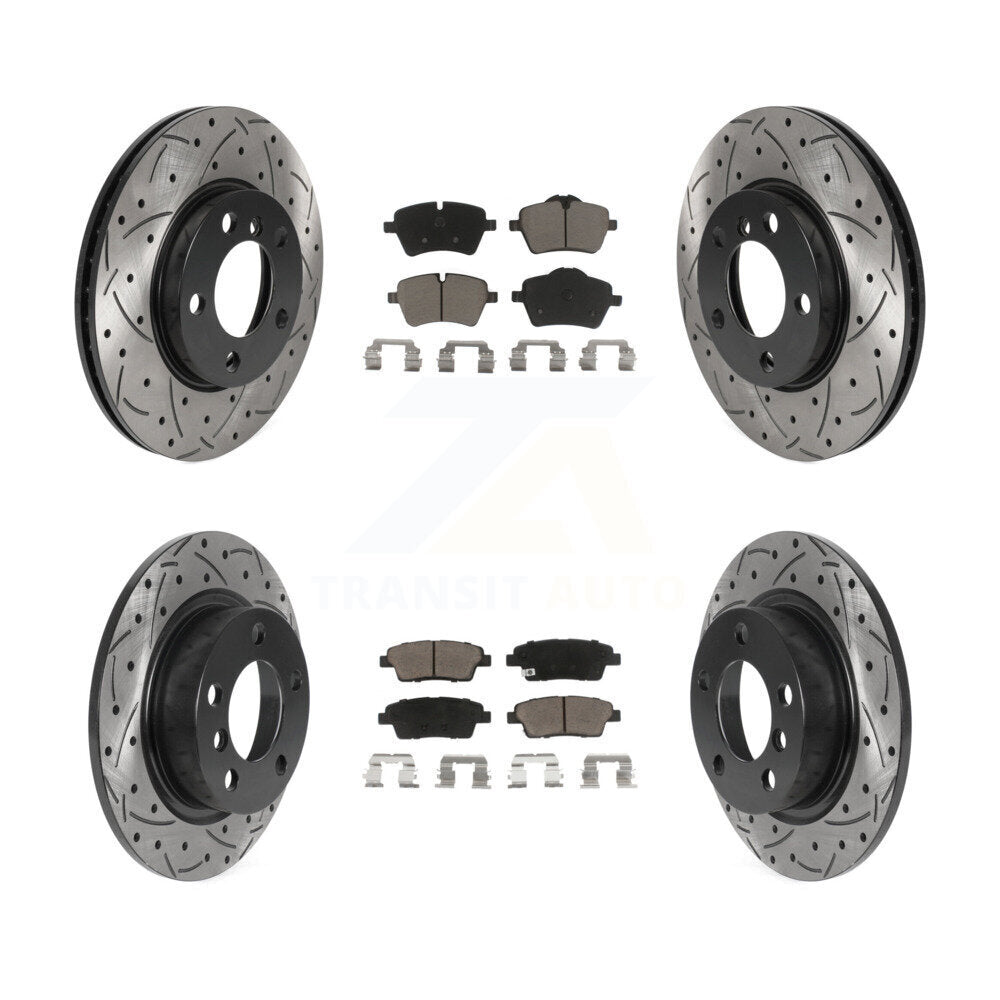 Transit Auto KDC-100372 Disc Brake Kit for 2013-2016 Mini Cooper Paceman, Mini Cooper Countryman - Front and Rear product image