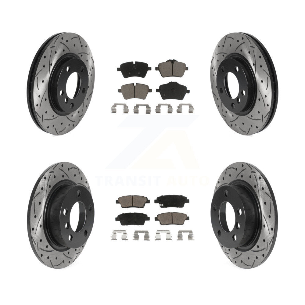 Transit Auto KDC-100373 Disc Brake Kit for 2013-2016 Mini Cooper Paceman, Mini Cooper Countryman - Front and Rear product image