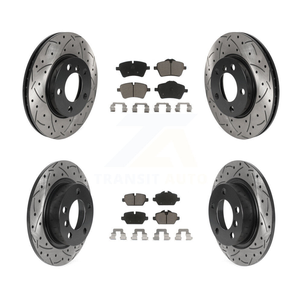 Transit Auto KDC-100374 Disc Brake Kit for 2011-2015 Mini Cooper Paceman, Mini Cooper Countryman - Front and Rear product image