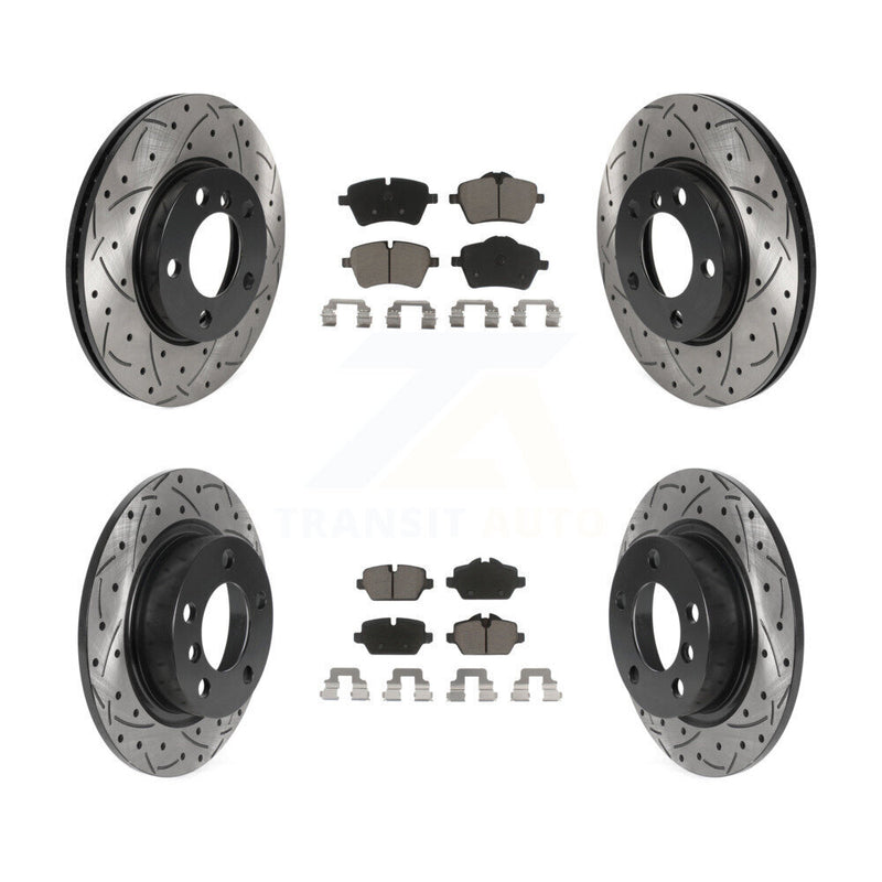 Transit Auto KDC-100374 Disc Brake Kit for 2011-2015 Mini Cooper Paceman, Mini Cooper Countryman - Front and Rear product image