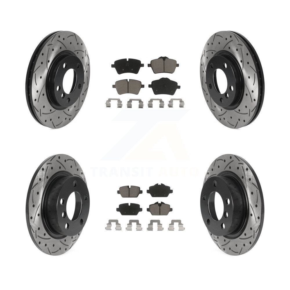 Transit Auto KDC-100375 Disc Brake Kit for 2011-2015 Mini Cooper Paceman, Mini Cooper Countryman - Front and Rear product image