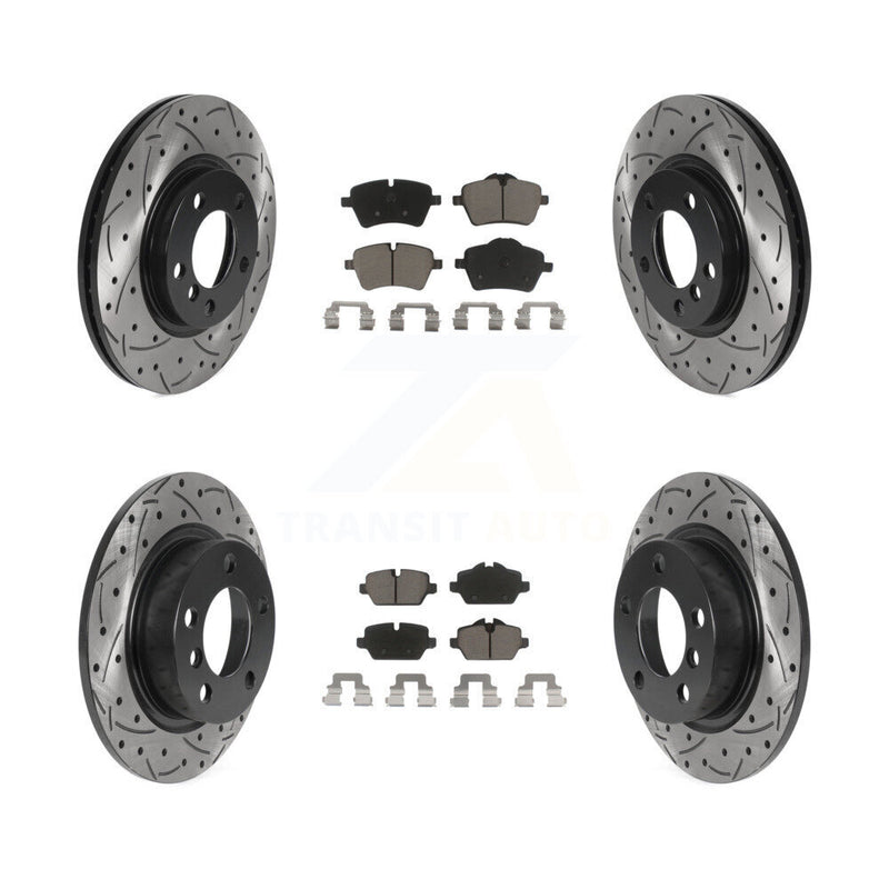Transit Auto KDC-100375 Disc Brake Kit for 2011-2015 Mini Cooper Paceman, Mini Cooper Countryman - Front and Rear product image