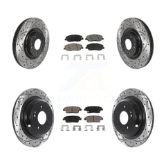 Transit Auto KDC-100376 Disc Brake Kit for 2012 Hyundai Genesis - Front and Rear product image
