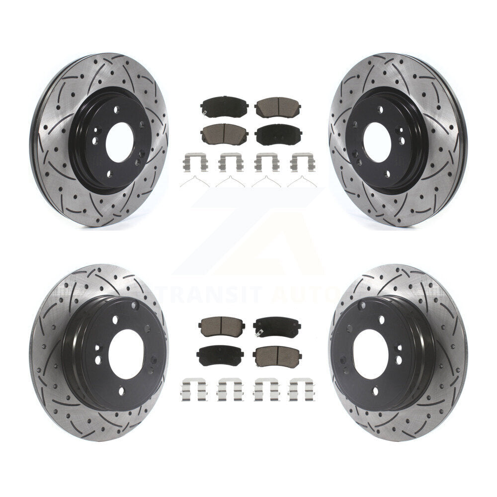 Transit Auto KDC-100379 Disc Brake Kit for 2016 Hyundai Sonata - Front and Rear product image