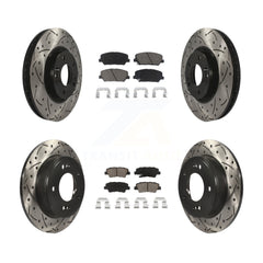 Transit Auto KDC-100380 Disc Brake Kit for 2013-2015 Hyundai Veloster - Front and Rear product image