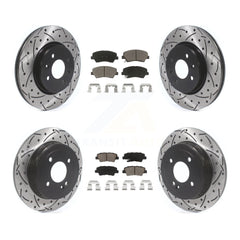 Transit Auto KDC-100382 Disc Brake Kit for 2012-2017 Kia Rio - Front and Rear product image