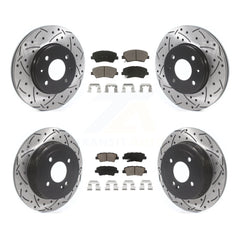 Transit Auto KDC-100383 Disc Brake Kit for 2012-2018 Kia Rio, Hyundai Accent - Front and Rear product image
