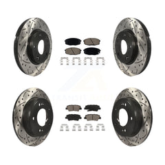 Transit Auto KDC-100386 Disc Brake Kit for 2014-2016 Kia Soul - Front and Rear product image